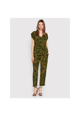 Sisley Блуза 5PYXLQ01F Зелен Regular Fit - Pepit.bg