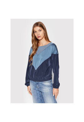Sisley Блуза 5SQCLQ00F Тъмносин Regular Fit - Pepit.bg