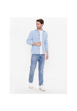 Sisley дънкова риза 5FV6SQ017 Син Regular Fit - Pepit.bg