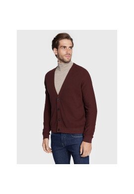 Sisley Кардиган 10C1S600A Бордо Regular Fit - Pepit.bg