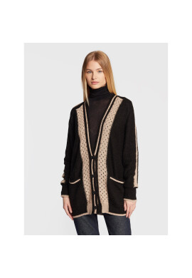 Sisley Кардиган 1142L6010 Черен Regular Fit - Pepit.bg