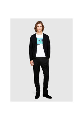 Sisley Кардиган 11BAS600J Черен Regular Fit - Pepit.bg