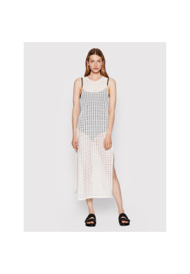 Sisley Плажна рокля 3HTALH009 Бял Regular Fit - Pepit.bg