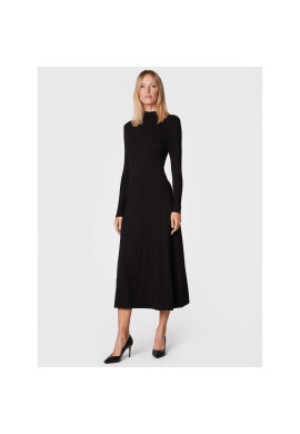 Sisley Плетена рокля 14ETMV005 Черен Regular Fit - Pepit.bg