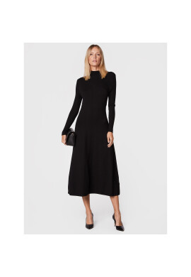 Sisley Плетена рокля 14ETMV005 Черен Regular Fit - Pepit.bg
