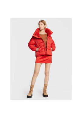 Sisley Пухено яке 2BA2LN01J Червен Oversize - Pepit.bg