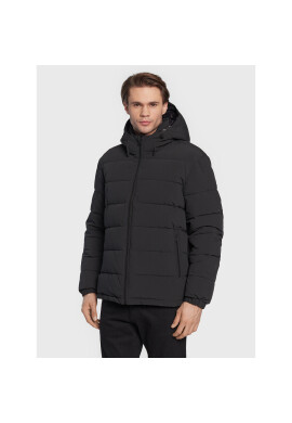Sisley Пухено яке 2NBWSN014 Черен Regular Fit - Pepit.bg