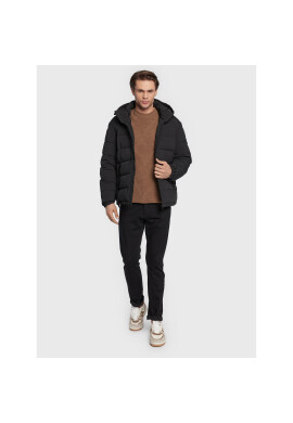 Sisley Пухено яке 2NBWSN014 Черен Regular Fit - Pepit.bg