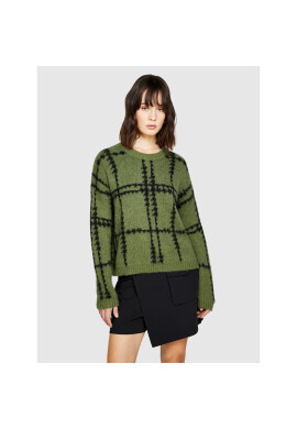 Sisley Пуловер 1026L103P Зелен Boxy Fit - Pepit.bg