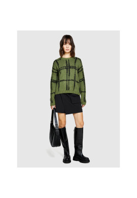 Sisley Пуловер 1026L103P Зелен Boxy Fit - Pepit.bg