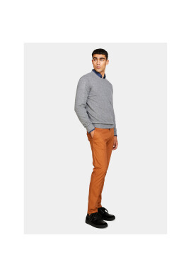 Sisley Пуловер 102HS1B17 Сив Slim Fit - Pepit.bg