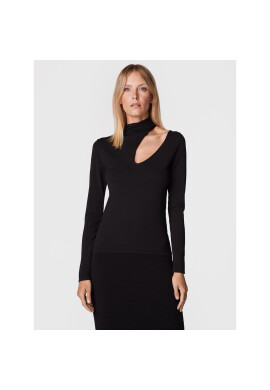 Sisley Пуловер 11APM101E Черен Slim Fit - Pepit.bg