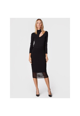 Sisley Пуловер 11APM101E Черен Slim Fit - Pepit.bg