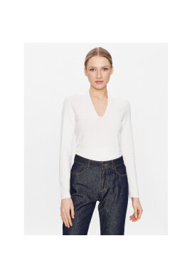 Sisley Пуловер 14ETM400H Бял Regular Fit - Pepit.bg