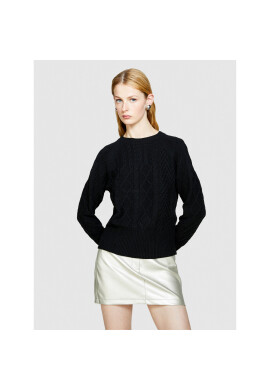 Sisley Пуловер 17L3M103W Черен Boxy Fit - Pepit.bg