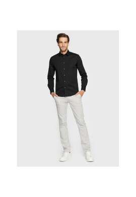 Sisley Риза 5CNX5QL19 Черен Slim Fit - Pepit.bg