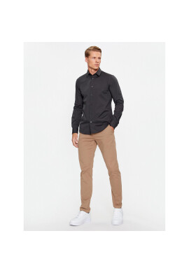 Sisley Риза 5CNX5QL19 Сив Slim Fit - Pepit.bg