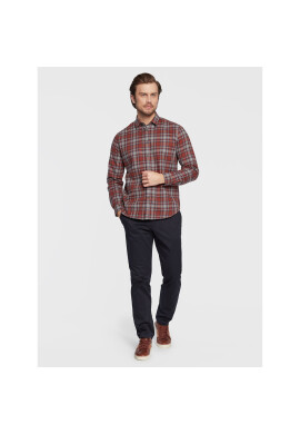 Sisley Риза 5MQWSQ01A Червен Regular Fit - Pepit.bg