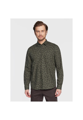 Sisley Риза 5QNUSQ018 Зелен Regular Fit - Pepit.bg