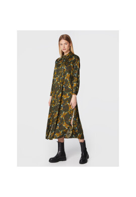 Sisley Рокля тип риза 4RUNLV01W Зелен Regular Fit - Pepit.bg