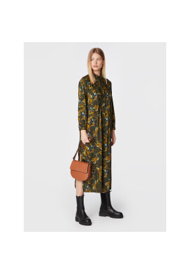 Sisley Рокля тип риза 4RUNLV01W Зелен Regular Fit - Pepit.bg