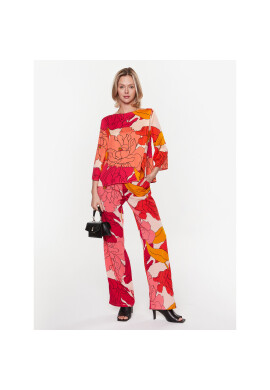 Sisley Текстилни панталони 4B8B557R7 Червен Regular Fit - Pepit.bg