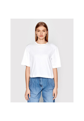 Sisley Тишърт 3AIRL100E Бял Relaxed Fit - Pepit.bg