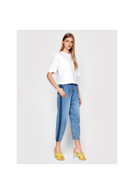 Sisley Тишърт 3AIRL100E Бял Relaxed Fit - Pepit.bg
