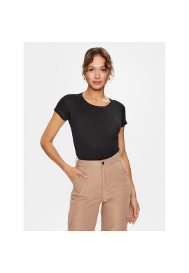 Sisley Тишърт 3FD4L11A2 Черен Regular Fit - Pepit.bg
