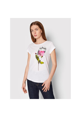 Sisley Тишърт 3L7NL100V Бял Regular Fit - Pepit.bg