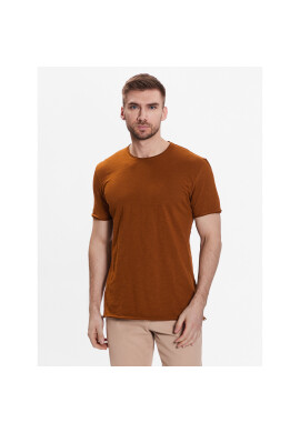 Sisley Тишърт 3YR7S101K Кафяв Slim Fit - Pepit.bg