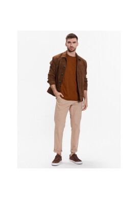 Sisley Тишърт 3YR7S101K Кафяв Slim Fit - Pepit.bg
