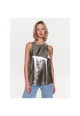 Sisley топ 5UGWLH00R Сребрист Regular Fit - Pepit.bg
