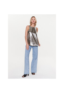 Sisley топ 5UGWLH00R Сребрист Regular Fit - Pepit.bg