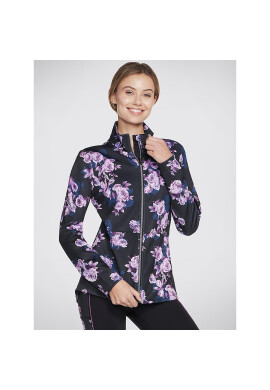 Skechers Анорак Skechcloud Winter Bloom Jacket JA3 Черен Regular Fit - Pepit.bg