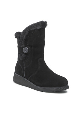 Skechers Боти Cozy Peak 49811/BLK Черен - Pepit.bg
