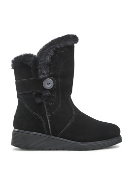 Skechers Боти Cozy Peak 49811/BLK Черен - Pepit.bg