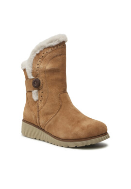 Skechers Боти Cozy Peak 49811/TAN Кафяв - Pepit.bg