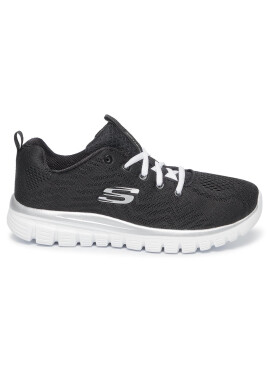 Skechers Обувки Get Connected 12615/BKW Черен - Pepit.bg