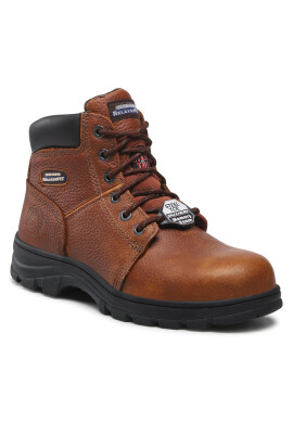 Skechers Обувки Workshire 77009EC/BRN Кафяв - Pepit.bg