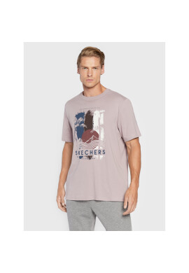 Skechers Тишърт Endeavour MTS338 Виолетов Regular Fit - Pepit.bg