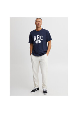Solid Чино панталони 21107722 Бял Slim Fit - Pepit.bg