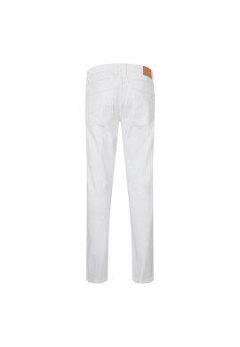 Solid Дънки 21107678 Бял Slim Fit - Pepit.bg