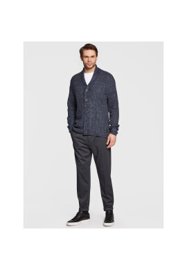 Solid Кардиган Daric 21107349 Тъмносин Casual Fit - Pepit.bg