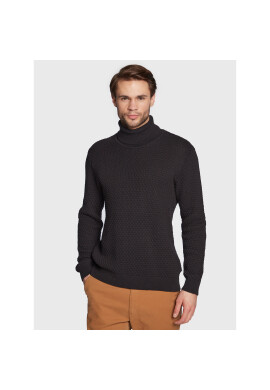 Solid Поло Clive 21107497 Черен Regular Fit - Pepit.bg