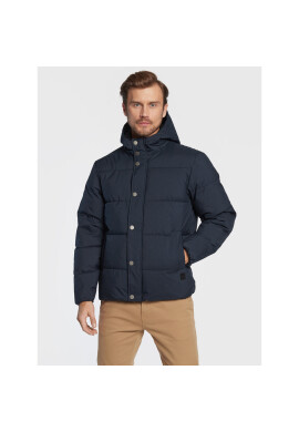 Solid Пухено яке 21107078 Тъмносин Regular Fit - Pepit.bg