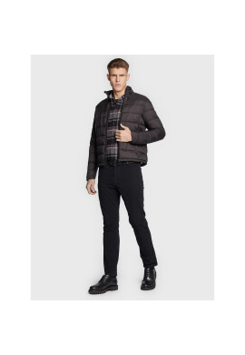 Solid Пухено яке 21107082 Черен Regular Fit - Pepit.bg