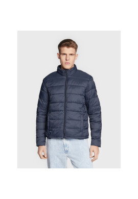 Solid Пухено яке 21107082 Тъмносин Regular Fit - Pepit.bg
