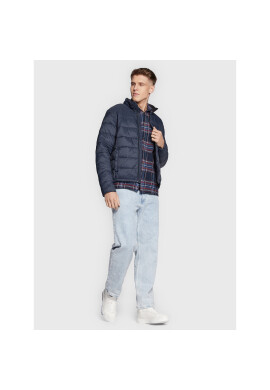 Solid Пухено яке 21107082 Тъмносин Regular Fit - Pepit.bg