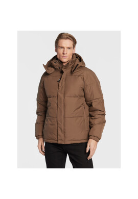 Solid Пухено яке 21107218 Кафяв Relaxed Fit - Pepit.bg
